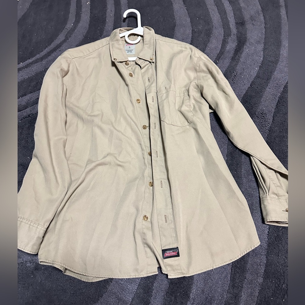 Men’s Large Dickies Button Down Long Sleeve